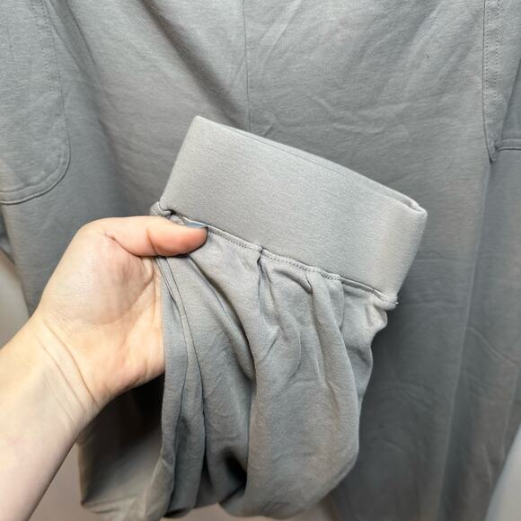 Haven Well Within Gray Jogger Pants 100% Cotton Pockets Elastic Waist XXL - Picture 5 of 7